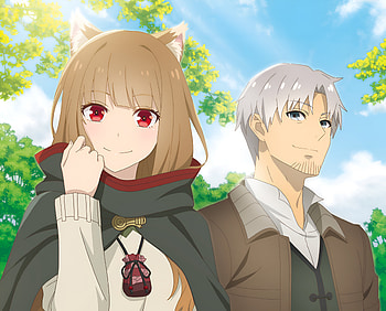 Holo and Kraft Lawrence, Anime, Spice and Wolf, Spice and Wolf: Merchant Meets the Wise Wolf, Holo (Spice & Wolf), Kraft Lawrence HD wallpaper
