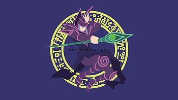 Dark Magician from Yu-Gi-Oh! Duel Monsters, Dark Magician (Yu-Gi-Oh!), Anime, Yu-Gi-Oh! HD wallpaper