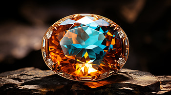 Dazzling Topaz Gemstone, gemstone, Topaz, nature, diamond HD wallpaper