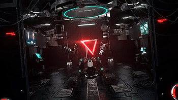 3D, laboratory, mechanism, robots, dark, digital art HD wallpaper