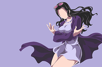 Nico Robin, Anime, One Piece, Minimalist HD wallpaper