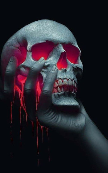 Skull, eye, jaw HD phone wallpaper