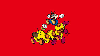 Super Mario : Joyride on the Yellow Wiggler, Super Mario HD wallpaper