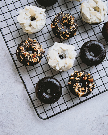 Food, Desert, Glaze, Sweets, Donuts HD phone wallpaper
