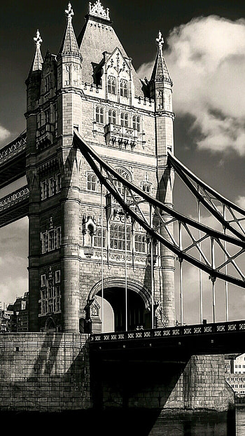 Tower Bridge, Architectural marvel, London skyline, Famous landmark HD phone wallpaper