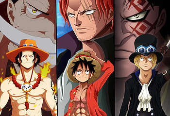 Edward Newgate and Monkey D. Dragon, Monkey D. Luffy HD wallpaper