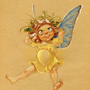 BLUE WING, fairy, blue, book, winged HD wallpaper