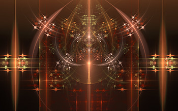 Brown Fractal, brown, digital art, fractal, abstract HD wallpaper