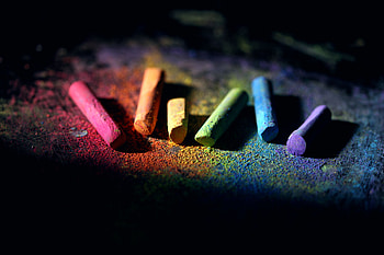 Miscellanea, Miscellaneous, Multicolored, Motley, Paint, Hobby, Crayons HD wallpaper