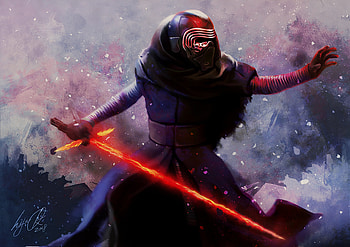 Kylo Ren Starwars , kylo-ren, star-wars, artist, artwork, digital-art, deviantart HD wallpaper