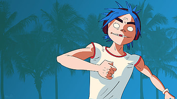 music, illustration, Gorillaz HD wallpaper