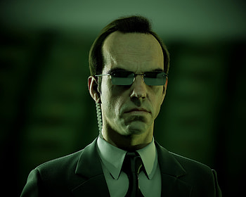Agent Smith (The Matrix), Artistic portrayal, Neo's nemesis, Sinister expression HD wallpaper