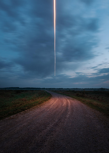 Nature, Road, Evening, Glow, Dahl, Distance HD phone wallpaper
