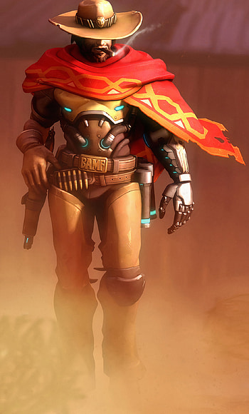 McCree Overwatch fan art, 6 HD phone wallpaper