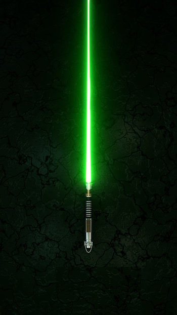 Star Wars Green Lightsaber, movie, Star Wars, lightsaber, green, Sci Fi HD phone wallpaper