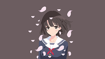 Cute, anime, Megumi Kato, anime girl HD wallpaper