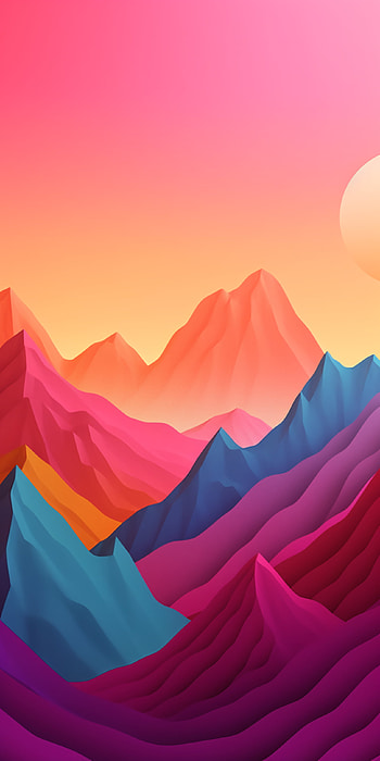 AI Art, artistic, mountain HD phone wallpaper