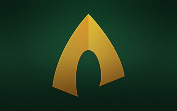King Of Atlantis Logo, aquaman, logo, superheroes, digital-art, artwork, artist, deviantart HD wallpaper
