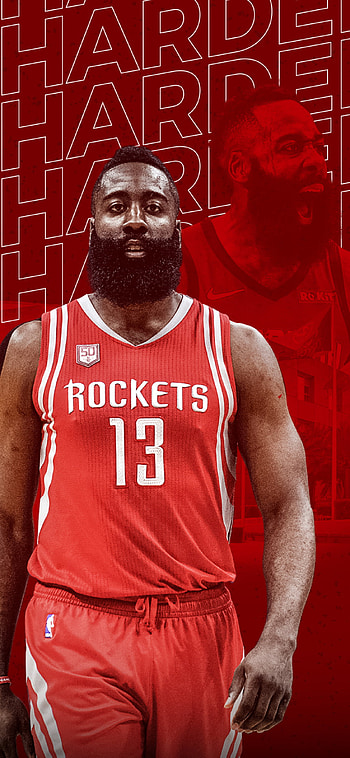 2020 , Backgrounds, James Harden, Houston Rockets HD phone wallpaper