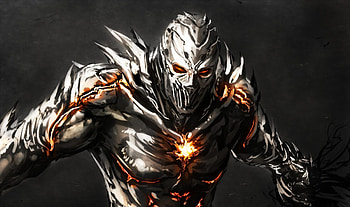 Fantasy, Fire, Aggression, Crack, Monster, Iron HD wallpaper