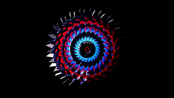 Abstract Facets Circle, abstract, facets, circle, justin-maller HD wallpaper