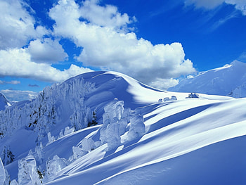 Landscape, Mountains, Snow HD wallpaper