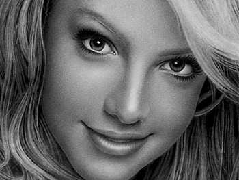 Britney Spears/Black&White, sexy, blonde, hot, singer, britney spears HD wallpaper