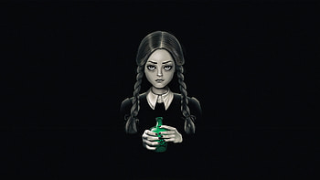 Wednesday Addams, Poisonous character, , Creepy vibes HD wallpaper