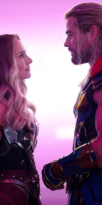 Thor Love and thunder, magenta, chris, marvel, natalie HD phone wallpaper