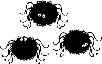 THREE DIGITAL SPIDERS, stamp, spider, black, three HD wallpaper