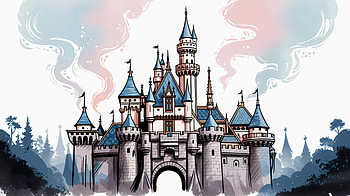 Dreamlight Disneyland Castle —, Fairy Tale HD wallpaper