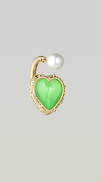 Green Heart, Ring HD phone wallpaper