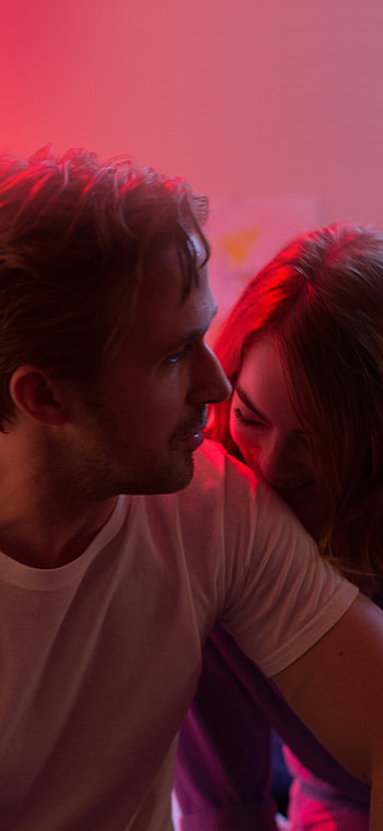 Ryan Gosling, Emma Stone, film illustration, art HD phone wallpaper