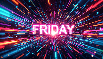 Radiant Friday: A Stunning Ultra, friday, colorful, explosion, light HD wallpaper
