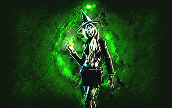 Fortnite Dark Hemlock Skin, Fortnite, main characters, green stone background, Dark Hemlock, Fortnite skins, Dark Hemlock Skin, Dark Hemlock Fortnite, Fortnite characters HD wallpaper