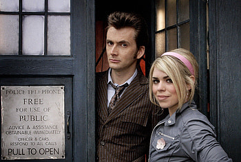 david tennant doctor who billie piper tenth doctor tardis rose tyler / and Mobile Backgrounds HD wallpaper