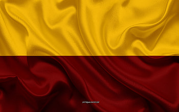 Flag of San Juan de Giron, , silk texture, San Juan de Giron, Colombian city, San Juan de Giron flag, Colombia HD wallpaper