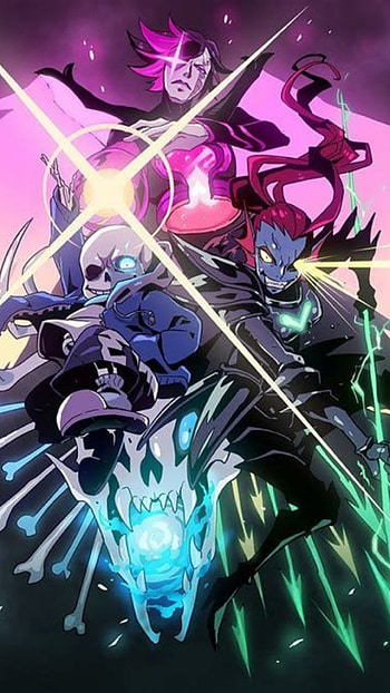 True Heroes, Undertale, Sans HD phone wallpaper