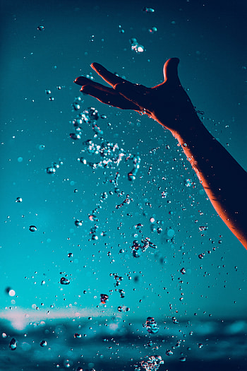 Water, Drops, Hand, Miscellanea, Miscellaneous, Spray HD phone wallpaper