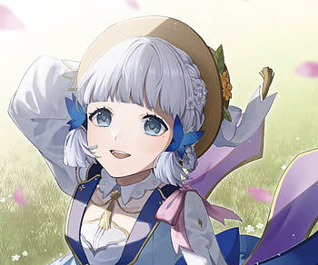Kamisato Ayaka, Kamisato Ayaka (Genshin Impact), video game, Genshin Impact HD wallpaper