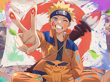 Naruto & Kurama, Naruto Uzumaki, Kurama (Naruto), Anime, Naruto HD wallpaper