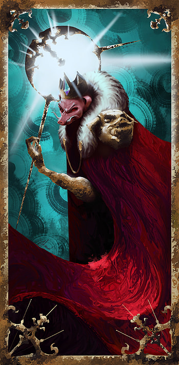 Technoblade, art, painting HD phone wallpaper