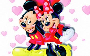 valentines Mickey Mouse pic HD wallpaper