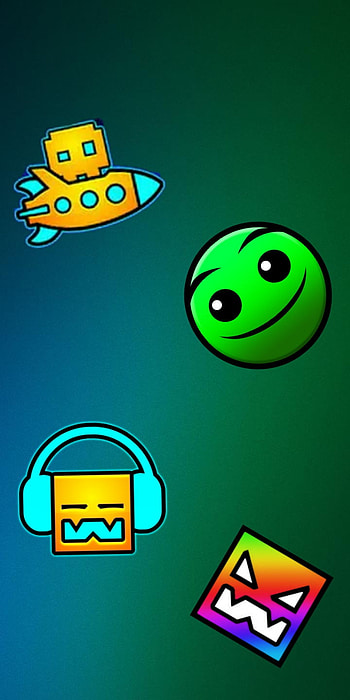 Geometry dash 2, Feliz, Juegos HD phone wallpaper
