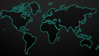 Neon, Global Map HD wallpaper