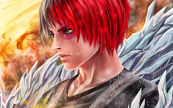 Shoto Todoroki, 3D art, My Hero Academia, manga, Boku no Hero Academia, Shoto Todoroki My Hero Academia, fan art, Shoto Todoroki , Todoroki Shoto HD wallpaper
