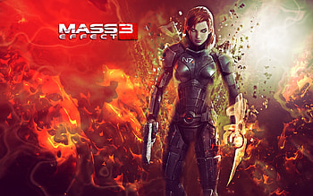 mass effect mass effect 3 femshep commander shepard Art HD wallpaper