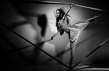 ballet, white, black, graphy, dancer, bw, wp, woman, artist HD wallpaper