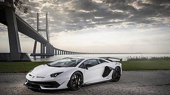 SVJ 2019, Lamborghini Aventador HD wallpaper