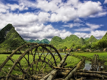 Landscape, Rivers, Mountains HD wallpaper